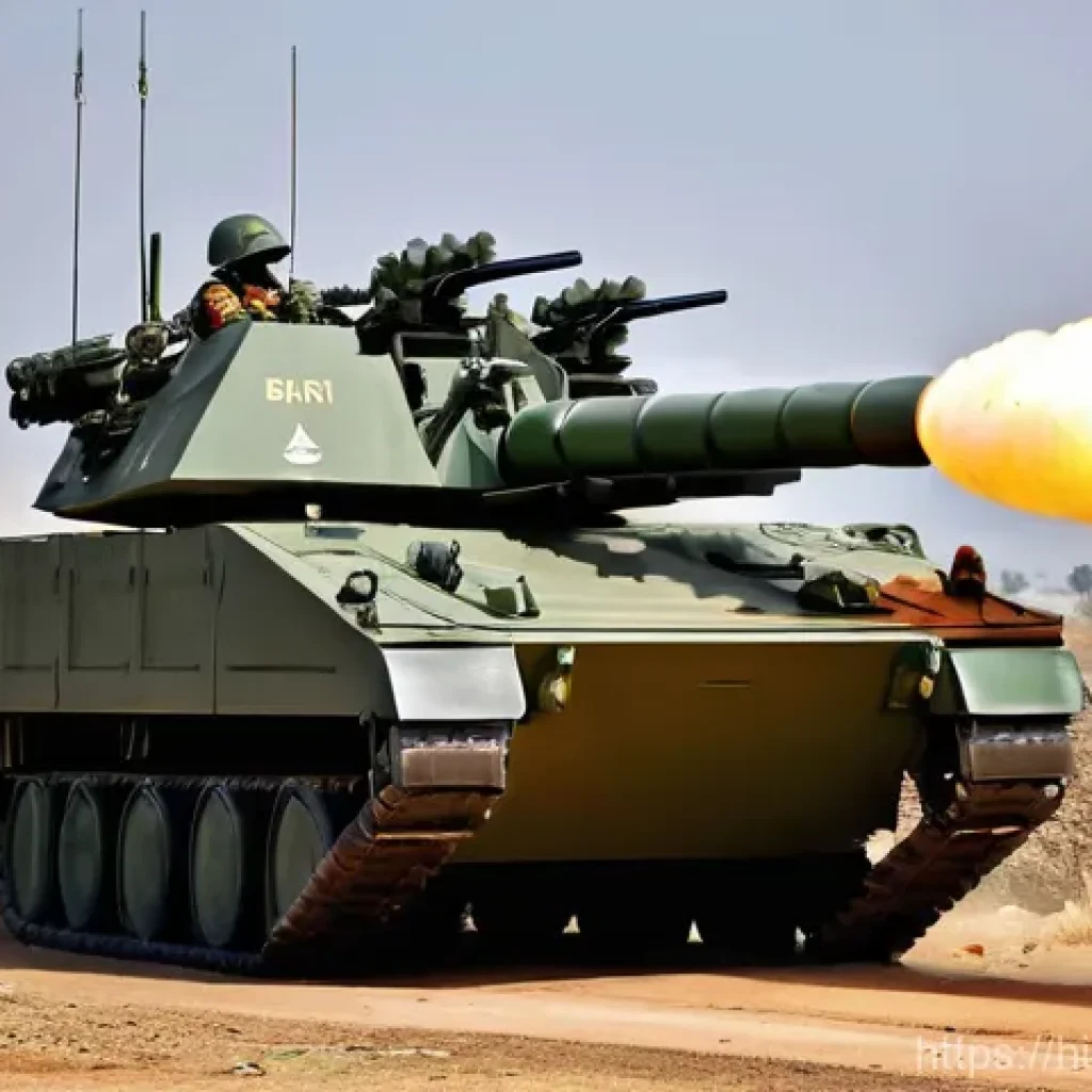 장거리 포병 운용 전략 - **Prompt: Dynamic Indian ATAGS Artillery System in Action**
"A powerful and futuristic Indian AT...