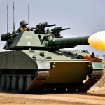 장거리 포병 운용 전략 - **Prompt: Dynamic Indian ATAGS Artillery System in Action**
"A powerful and futuristic Indian AT...