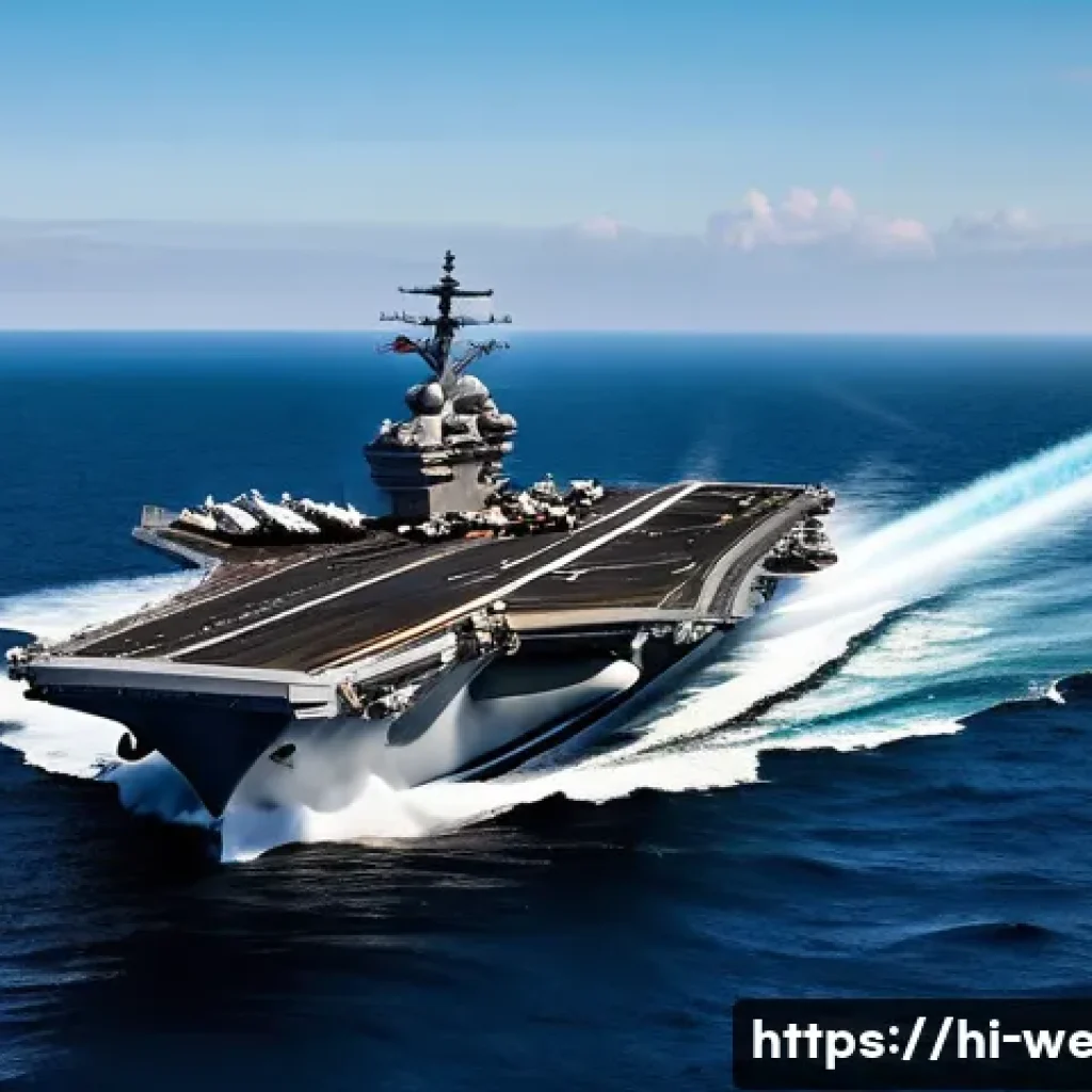 국가별 해군력 비교 - **Prompt 1: Unrivaled Naval Might - American Aircraft Carrier Battle Group**
"A majestic and for...