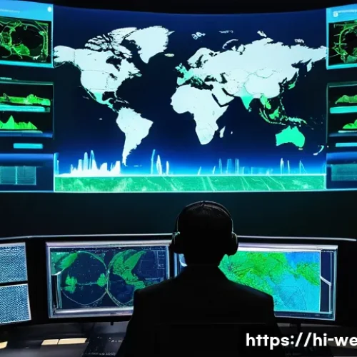 Home 23 대량살상무기 WMD 감시 기술 - **Prompt 1: Global WMD Surveillance Network**
"A sophisticated, futuristic control center pulsat...